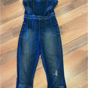 Guess denim overalls
